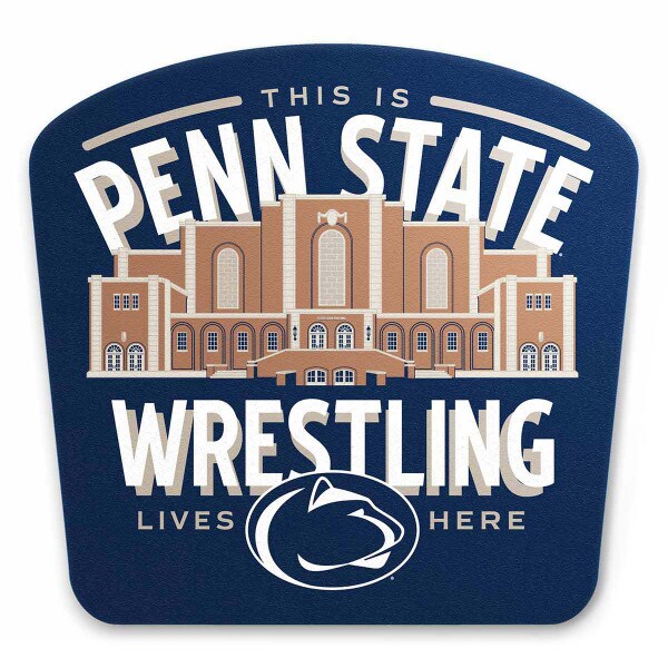 decal This is Penn State Wrestling Lives Here with Rec Hall